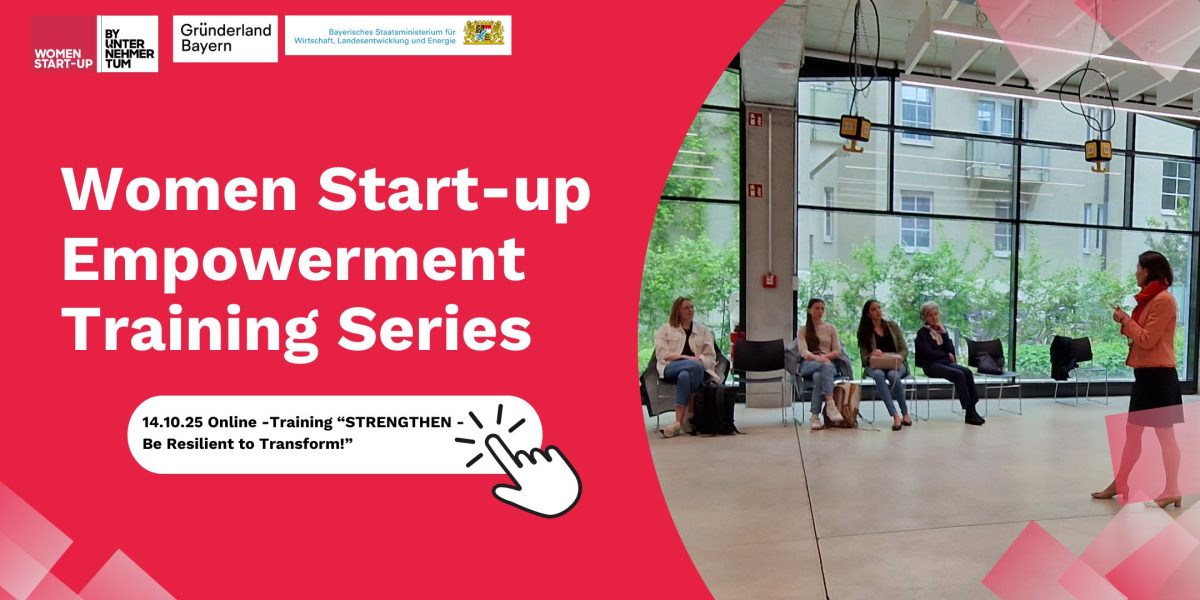 Women Start-up Empowerment Training Series: STRENGTHEN - Be Resilient to Transform!