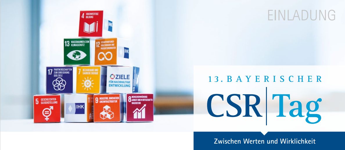 13th Bavarian CSR Day "Between Values and Reality"