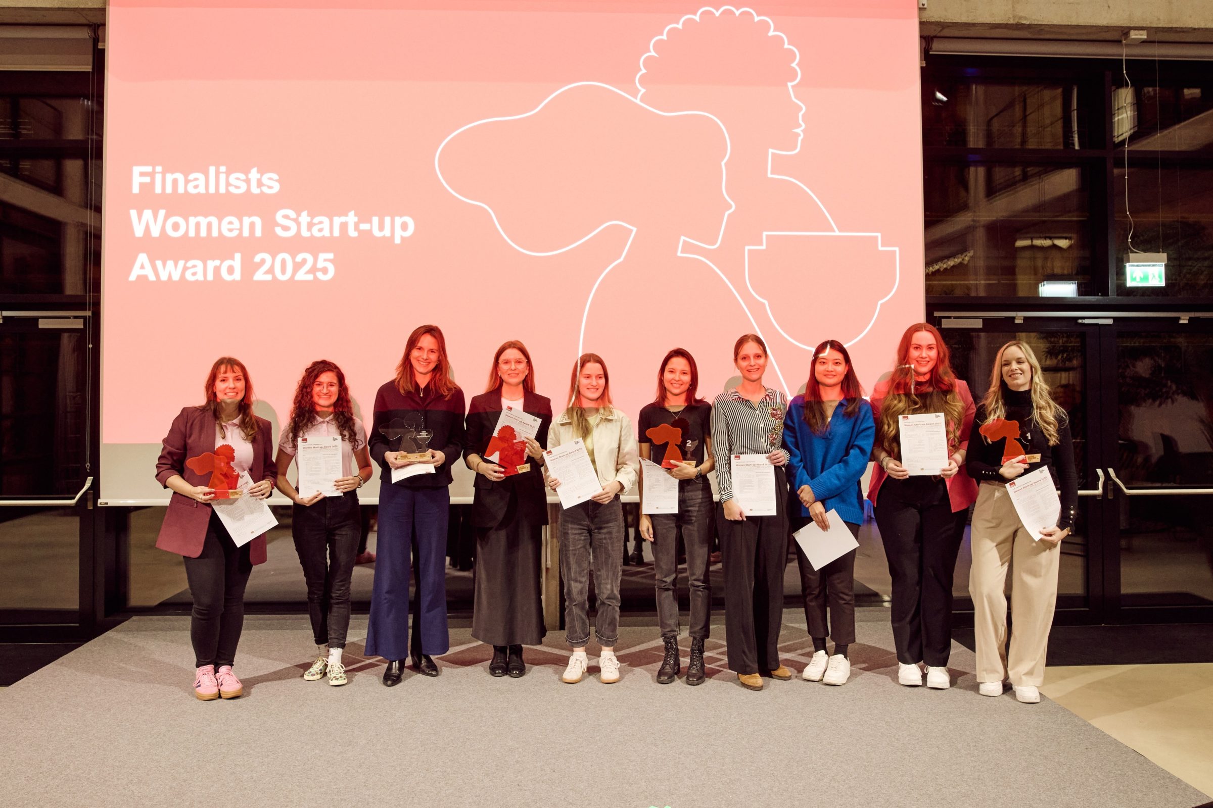 Die Finalistinnen des Women Start-up Awards 2025