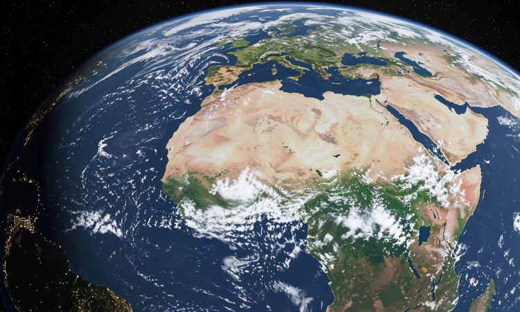 Erde von oben