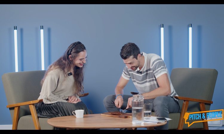 Sarah Schlingloff von Justake präsentiert ihr Pilz-Steak