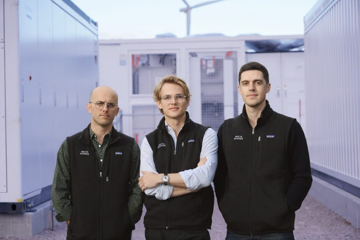 Delta Charge Führungsteam von li. nach re.: Connor Hanafee (CTO), Filip Hes (CEO), Johannes Kirnberger (COO)
