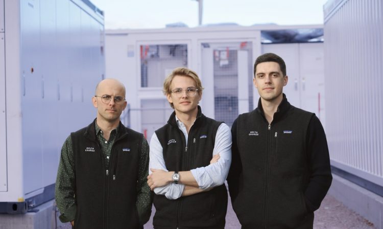 Delta Charge Führungsteam von li. nach re.: Connor Hanafee (CTO), Filip Hes (CEO), Johannes Kirnberger (COO)