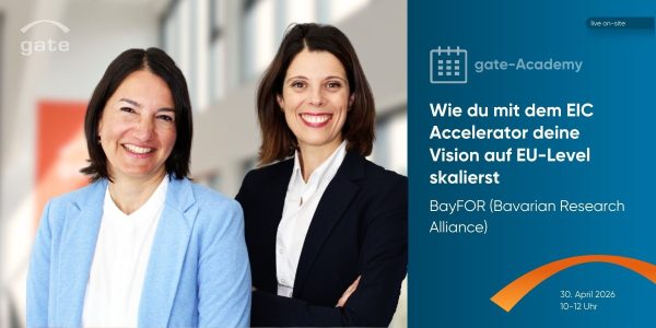 gate-Academy: Wie du mit dem EIC Accelerator deine Vision auf EU-Level skalierst