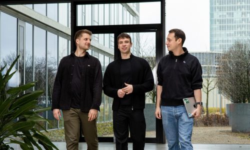 Lio-Gründerteam von li. na. re.: Till Wagner, Vlad Keil, Lukas Heinzmann