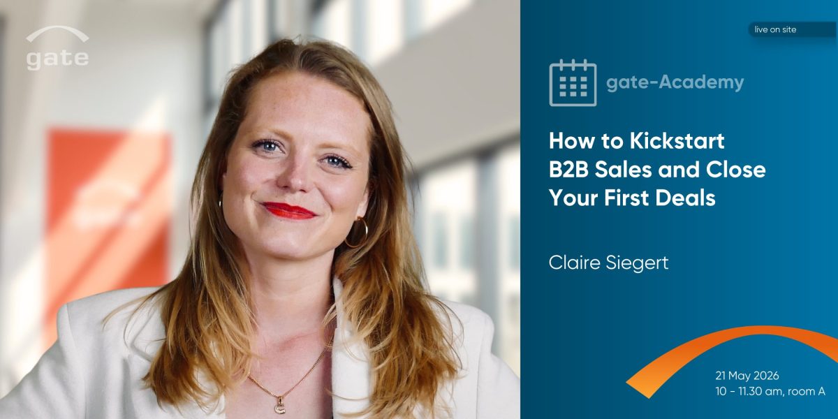 gate-Academy: How to Kickstart B2B Sales and Close Your First Deals