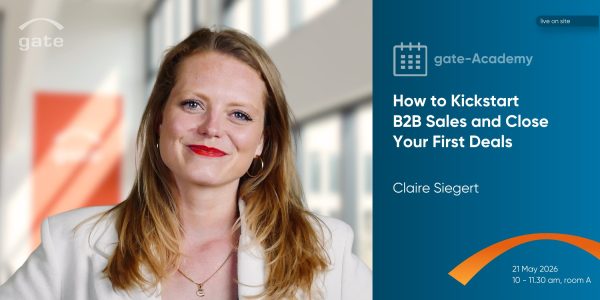 gate-Academy: How to Kickstart B2B Sales and Close Your First Deals
